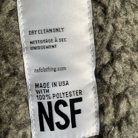 New w/o tags NSF Teddy Jacket - Picture 6 of 6